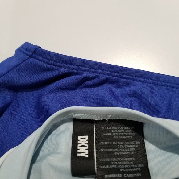 DKNY Colorblocked High-Waist Bikini Bottoms - Picture 4 of 7